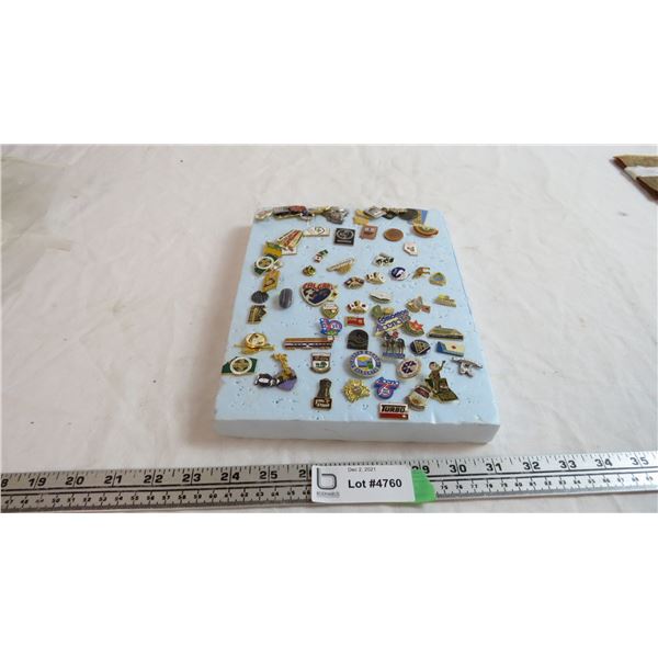 assorted pins (no backs)