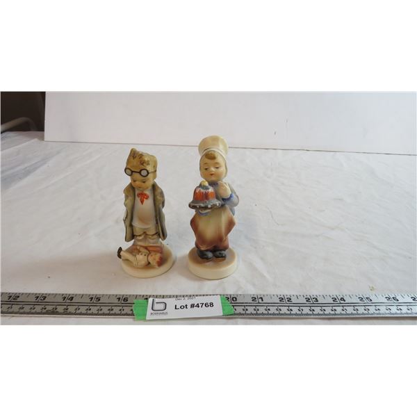 (2) ceramic ornaments