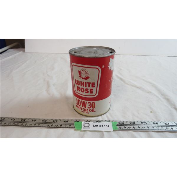 white rose 10w30 1litre cardboard can