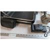 Image 2 : samsonite briefcase + vivitar camera, case + vintage weight