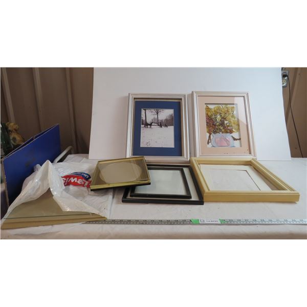 pictures in frame + various frames