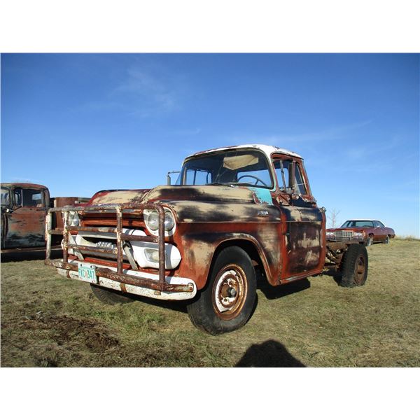 REMOTE PICKUP IN TUGASKE, SK - GMC 1957-59 Moswel 9380 1 Ton Truck