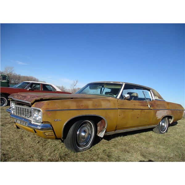 REMOTE PICKUP IN TUGASKE, SK - Checvrolet 1970 Impala Two Door Custom with 350 motor