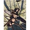 Image 3 : REMOTE PICKUP IN TUGASKE, SK - Vintage iron wheel - 31" diameter