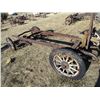 Image 2 : REMOTE PICKUP IN TUGASKE, SK - Gray-Dort car frame with wooden rimmed wheels