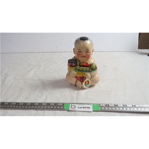 oriental coin back figure