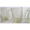 Image 2 : (5) glass mugs - embossed with (RX?)