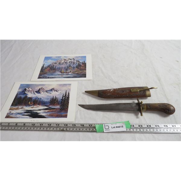 knife with sheath plus pictures