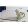 Image 1 : ceramic pizzato - hand made in italy - rabbit ornament