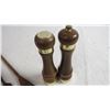 Image 3 : wooden salt n pepper + wooden spoons + fork