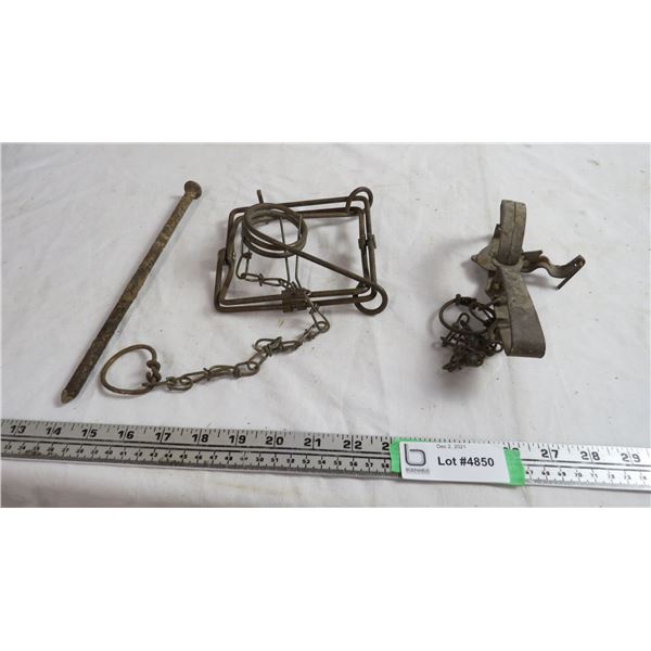 (2) small animal traps