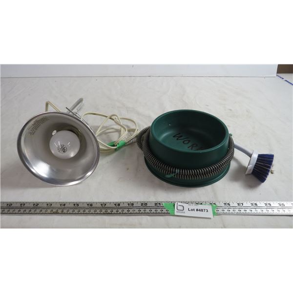 heated pet bowl (working) + light (working)