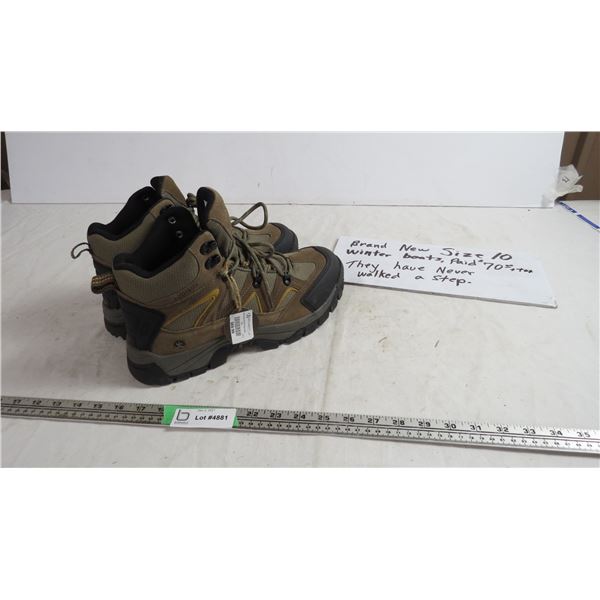 north side water proof winter boots - size 10