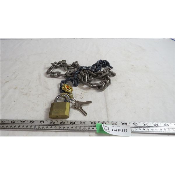 testa lock + key + chain