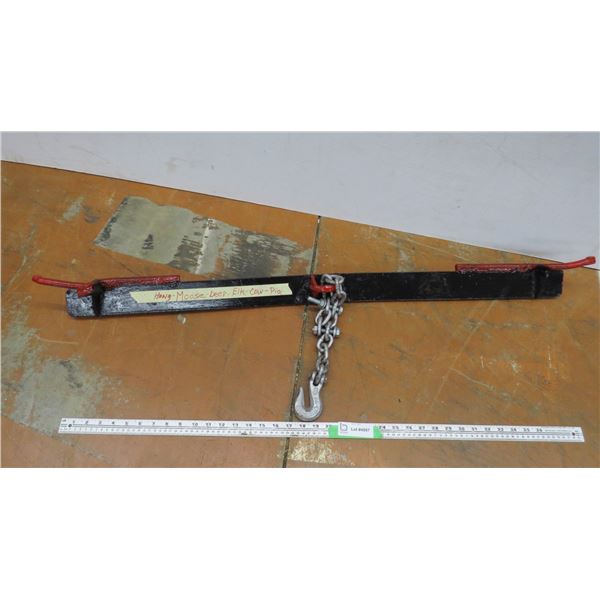 hanging hook for butchering animals