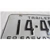 Image 2 : 1959 SK trailer plate