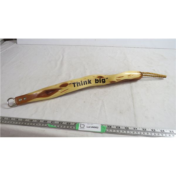 large wooden bottle cap opener