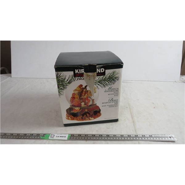kirkland musical water globe - NIB