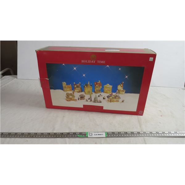 holiday time vintage village - NIB