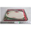 Image 1 : Christmas oval platter - NIB - 13.5" long