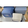 Image 3 : 3 plastic totes with lids