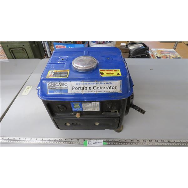 chicago electric portable generator -2hp - max 900 watts