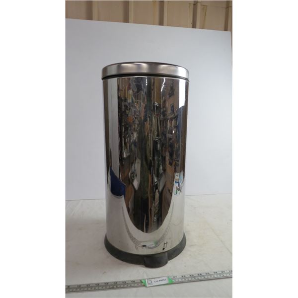 stainless steal storage can garbage can