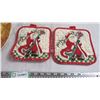 Image 2 : santa pot holders, pineappple tray