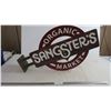 Image 1 : sangsters organic market sign - 21" tall, 18 wide - metal support
