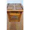 Image 2 : Wood End Table with slide-out drawer - 22W x 24T
