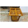 Image 4 : Wood End Table with slide-out drawer - 22W x 24T