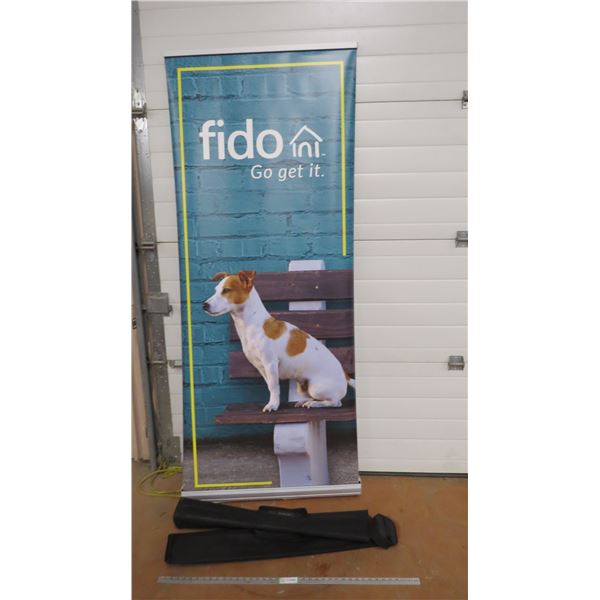 fido advertising rollup banner + case