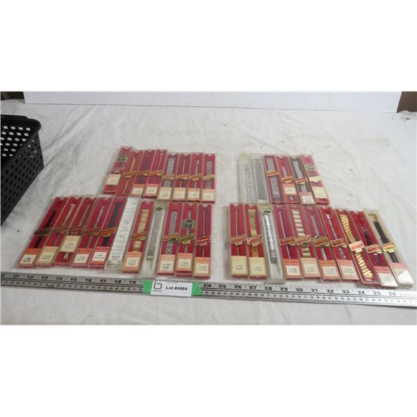 (35) NOS watch bands - 1970's