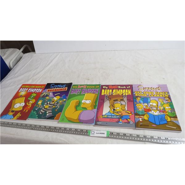 (5) bart simpson books