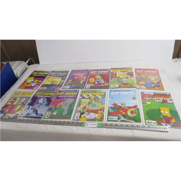 (12) bart simpson comics