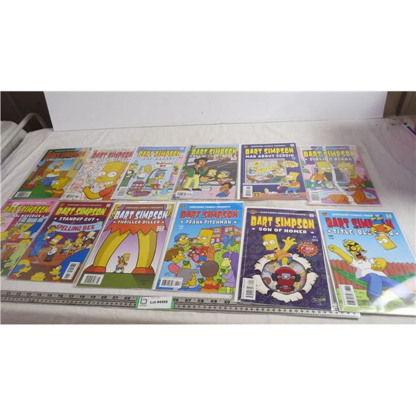 (12) bart simpson comics