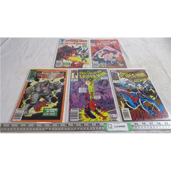 (5) marvel spiderman comics
