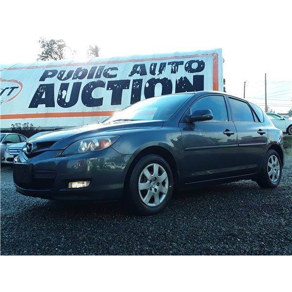 C3 --  2008 MAZDA 3 I , Grey , 185565  KM's