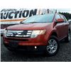 Image 2 : E3 --  2008 FORD EDGE SEL AWD , Orange , 288688  KM's