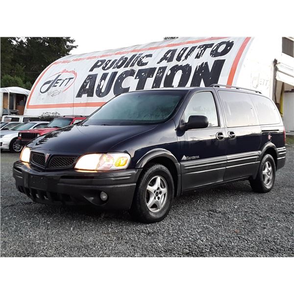 A2 --  2005 PONTIAC MONTANA  , Blue , 237022  KM's  "NO RESERVE"