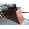 Image 2 : 8 Drawer Dresser with Large Mirror with Two Night Stands