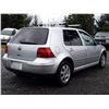 Image 8 : B6 --  2001 VW GOLF GLS , Silver , 214957  KM's  "No Reserve"