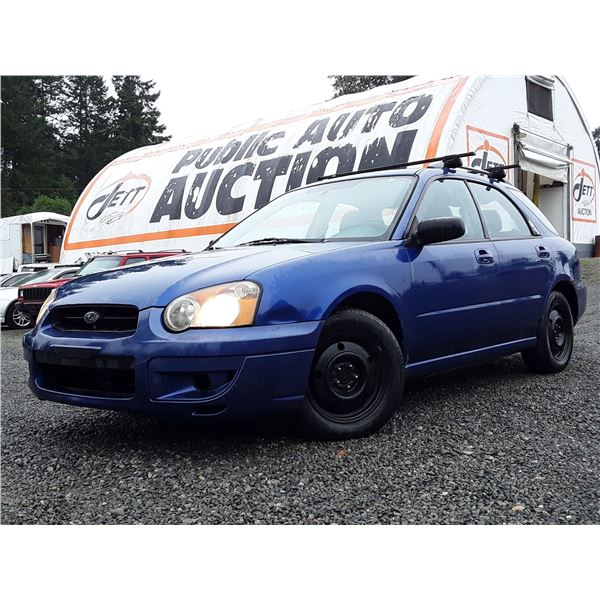 H3 --  2004 SUBARU IMPREZA TS , Blue , 308743  KM's