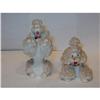 Image 1 : 1958 TWO WHITE SPAGHETTI POODLES HAND DECORATED#2356897