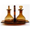 Image 1 : Cambridge Glass Oil & Vinegar Cruet Set  #2357408