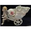 Image 1 : German Bisque  Cherub Pulling Cart Figurine #2357788