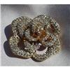 Image 1 : Ciner Swarovski Crystal Rose Brooch  #2358085