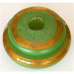 Satin Glass Cut to Clear HAWKES Hair Receiver #2370301