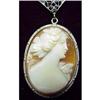 Image 1 : Lovely Dainty Cameo Pendant #2389685