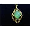 Image 1 : PRECIOUS 14k GOLD PENDANT & CHAIN #2389715